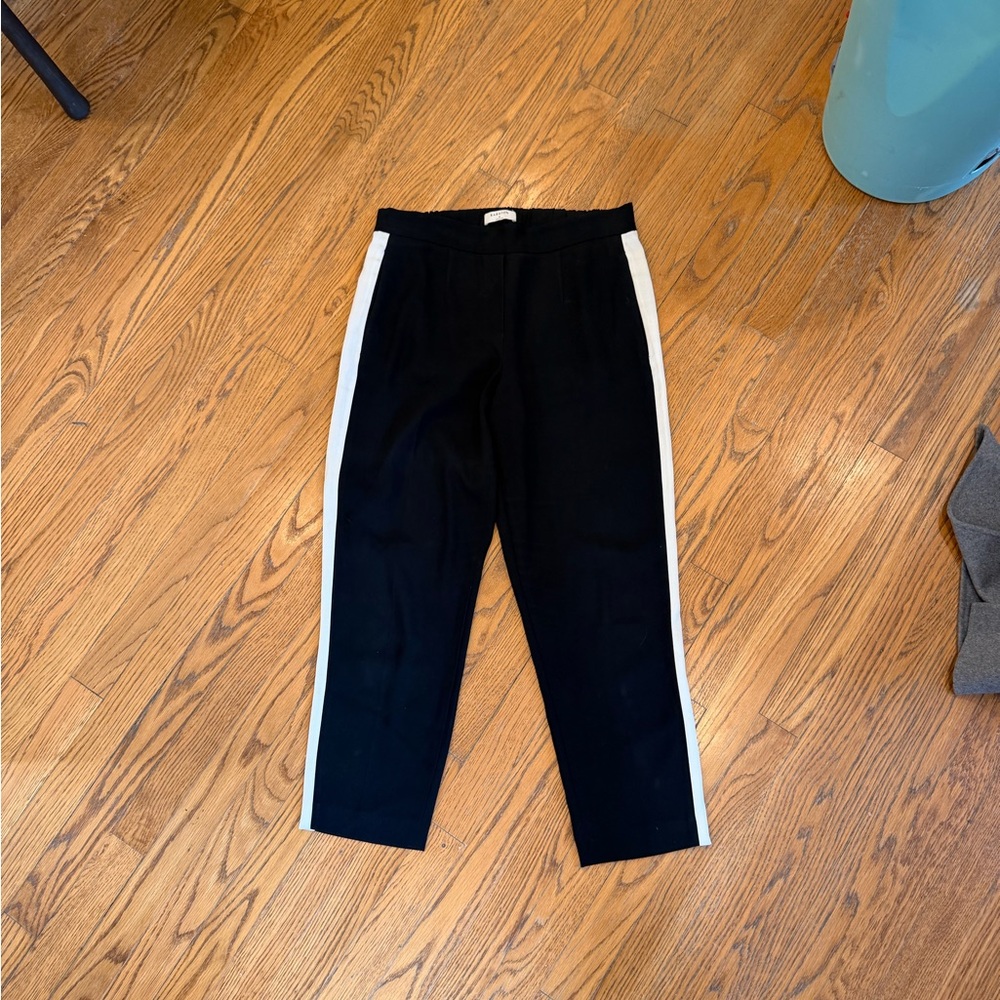 Babaton Black High Waist Elastic Band Trousers